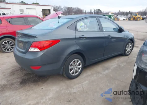 2013 Hyundai Accent Gls from USA, damaged, VIN KMHCT4AE0DU286755